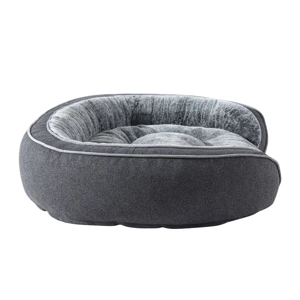 Kirkland Signature Cuddler Pet Bed 41 in.x 31 in.,  Ballard Dark Grey