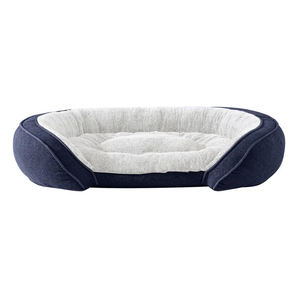 Kirkland Signature Cuddler Pet Bed 41 in.x 31 in.,  Deja Dark Blue
