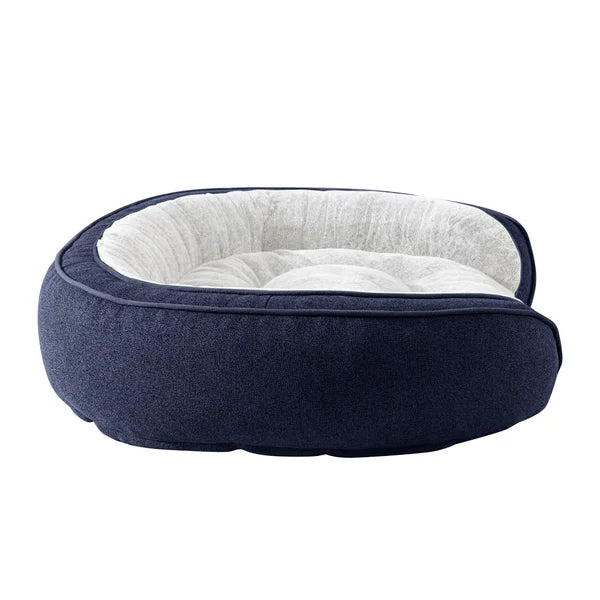 Kirkland Signature Cuddler Pet Bed 41 in.x 31 in.,  Deja Dark Blue
