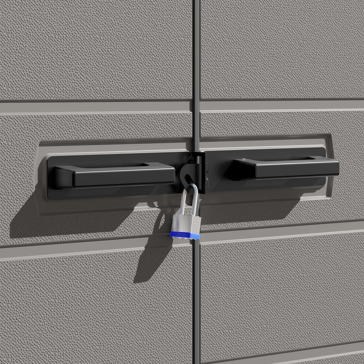 Suncast Modernist 8 ft. x 7 ft. Dual Barn Door Storage Shed