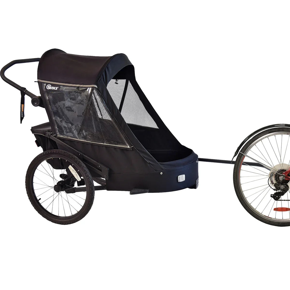Wike Premium Suspension Bike Trailer - Includes Stroller and Jogger Kits