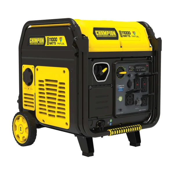 Champion 9000W Running / 11000W Peak Tri-Fuel Inverter Generator