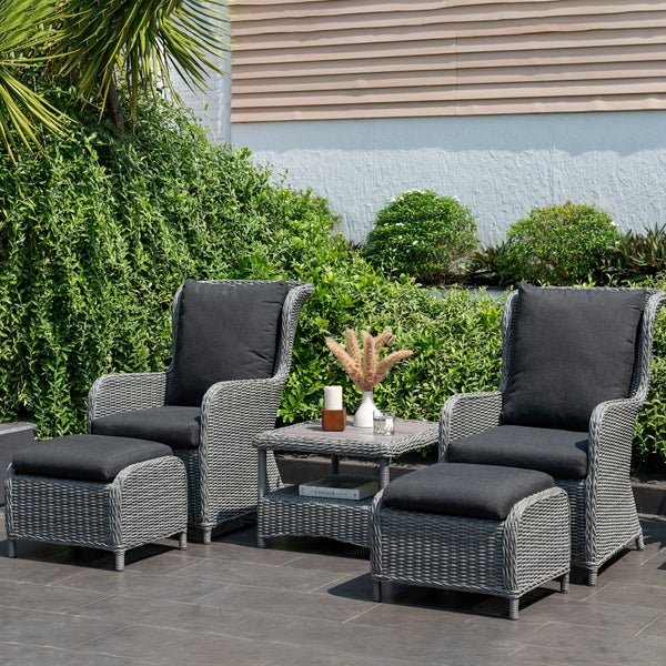 Martinique 5-piece Patio Conversation Set