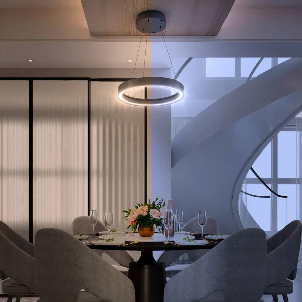 Atomi Smart 19 in. Wi-Fi Aureus Chandelier