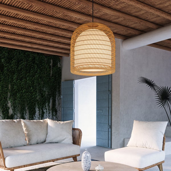 Light and Modern Bungalow 20 in. Pendant Light