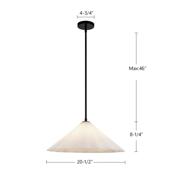 Light & Modern Dianne 20 in. Pendant Light