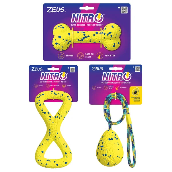 Zeus Nitro Dog Toy Bundle, 3-pack