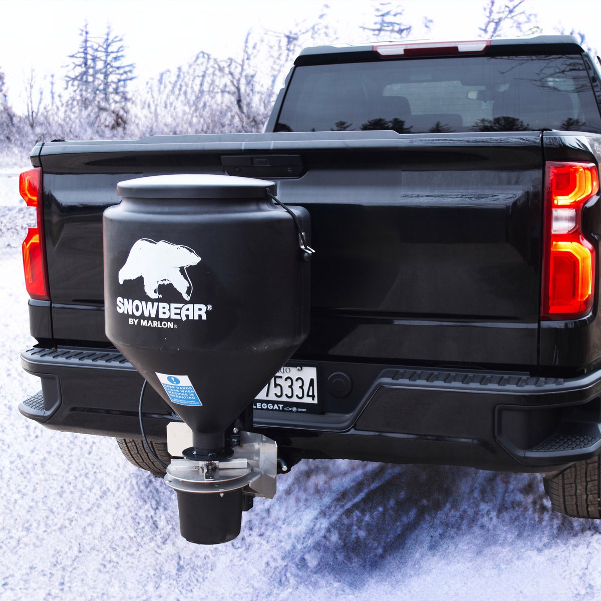Snowbear Hitch-Mounted Salt Spreader