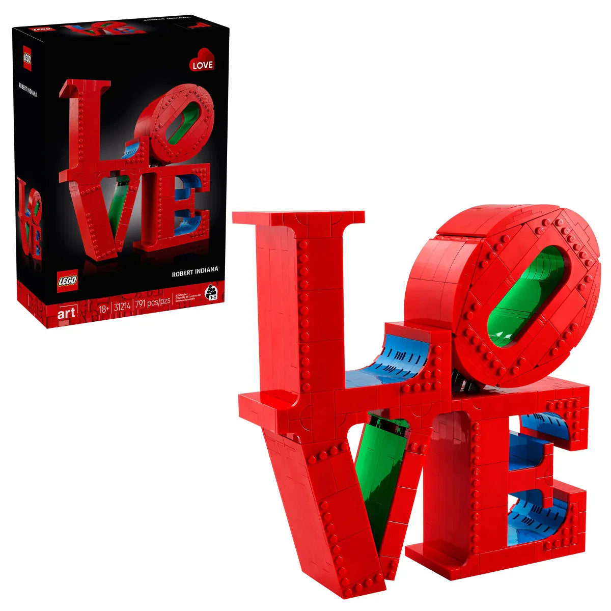 LEGO Art LOVE Collectible Building Set, Home Décor