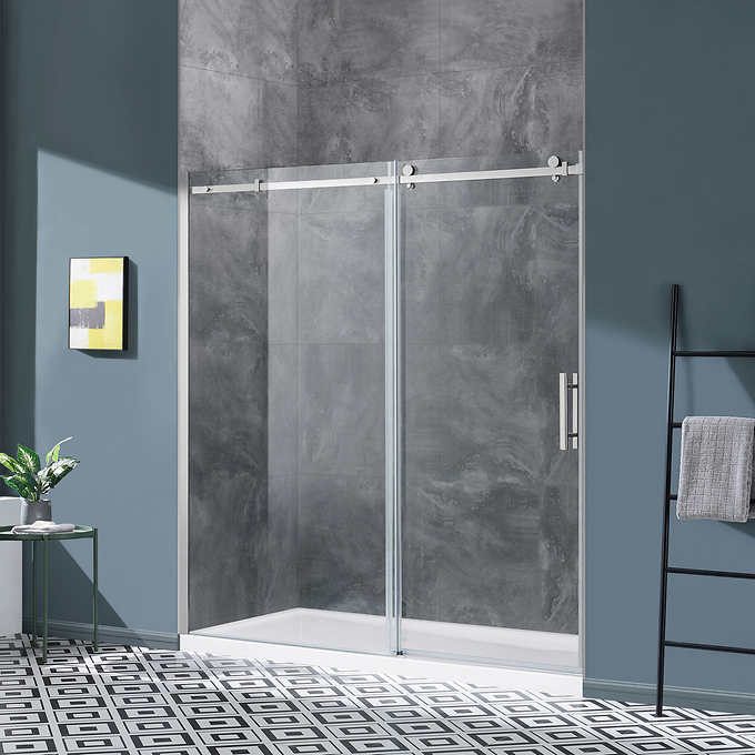 OVE Decors Kelsey 72 in. Sliding Glass Shower Door with Hardware