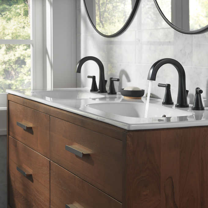 Delta Becker Two Handle Widespread Bathroom Faucet