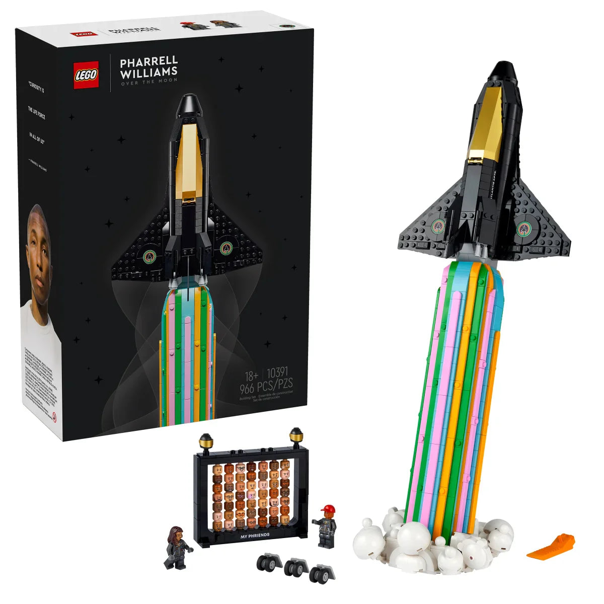 LEGO Icons Over the Moon with Pharrell Williams Building Kit