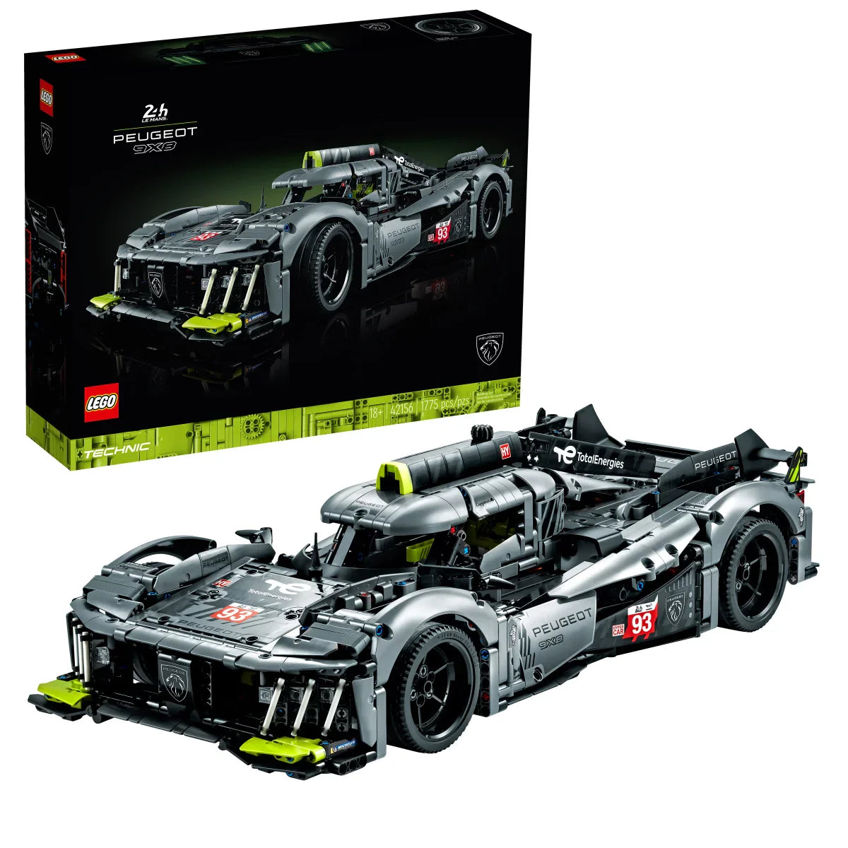 LEGO Technic PEUGEOT 9X8 24H Le Mans Hybrid Hypercar