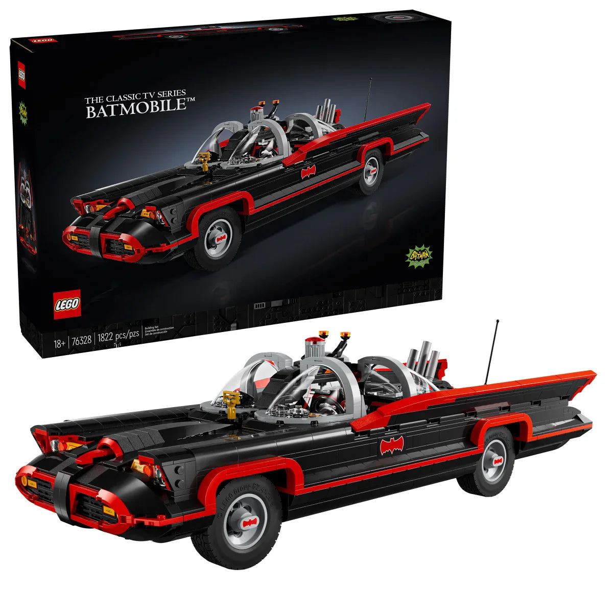 LEGO DC Batman: The Classic TV Series Batmobile Set and DC Collectibles