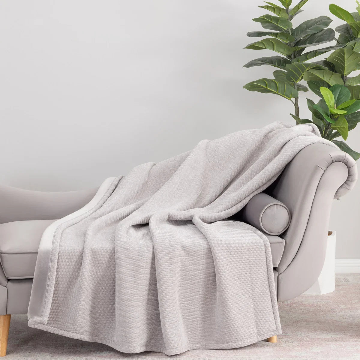 Berkshire Blanket & Home Chenille Knit Throw