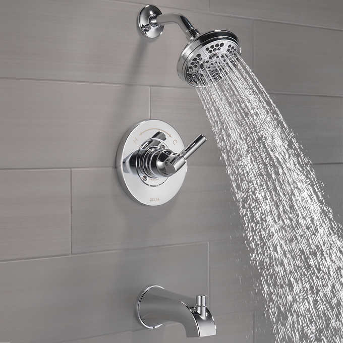 Delta Becker Monitor 14 Series Single Handle Tub and Shower Faucet