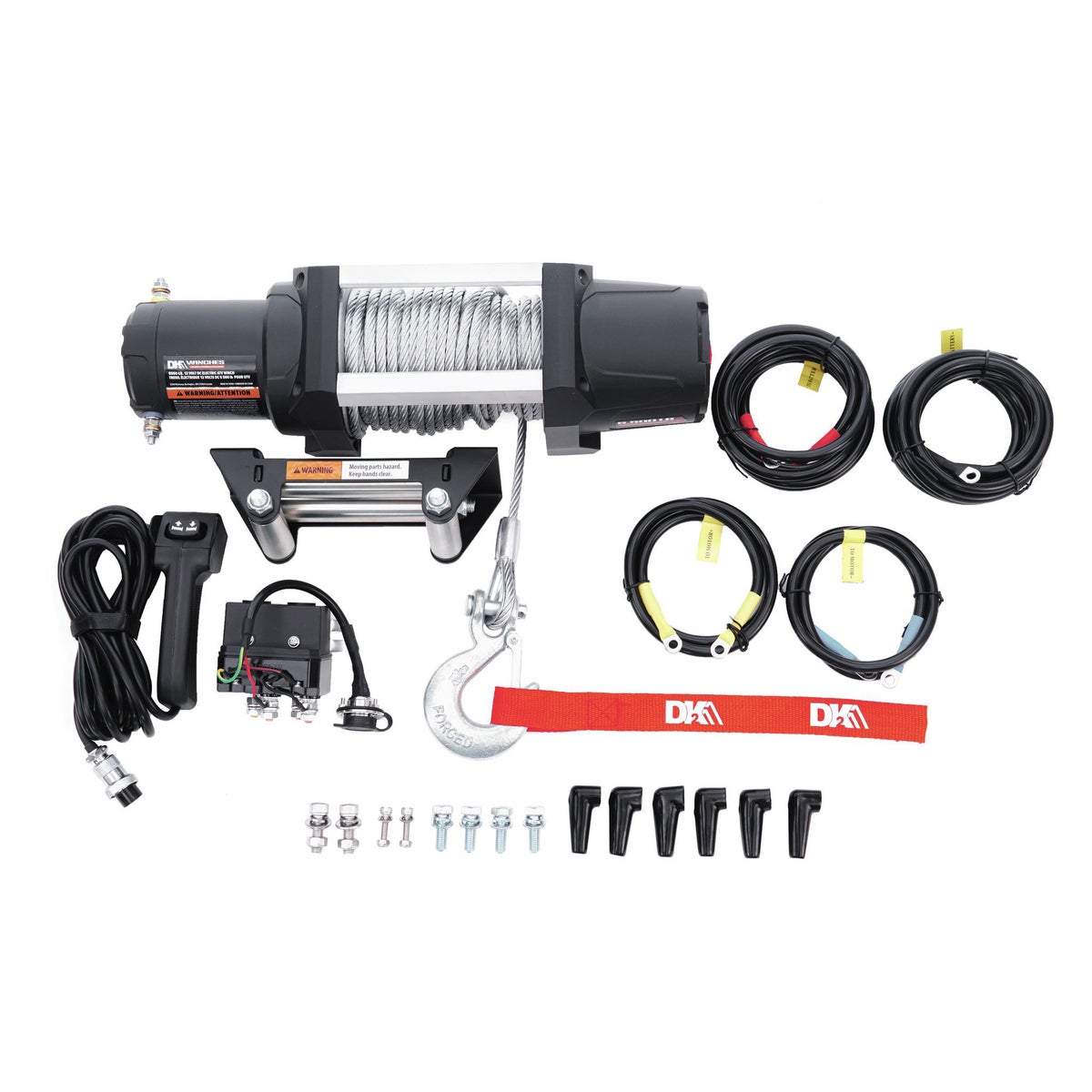 DK2 5,500 lb Electric ATV/UTV Winch With Steel Cable
