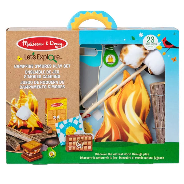 Melissa & Doug Let's Explore Campfire S'mores Play Set