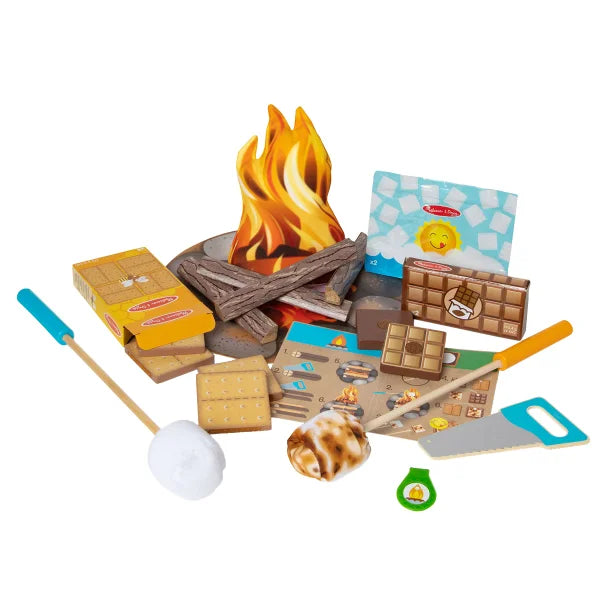 Melissa & Doug Let's Explore Campfire S'mores Play Set - alternate view 2