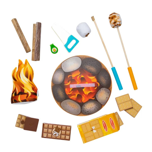 Melissa & Doug Let's Explore Campfire S'mores Play Set - alternate view 3