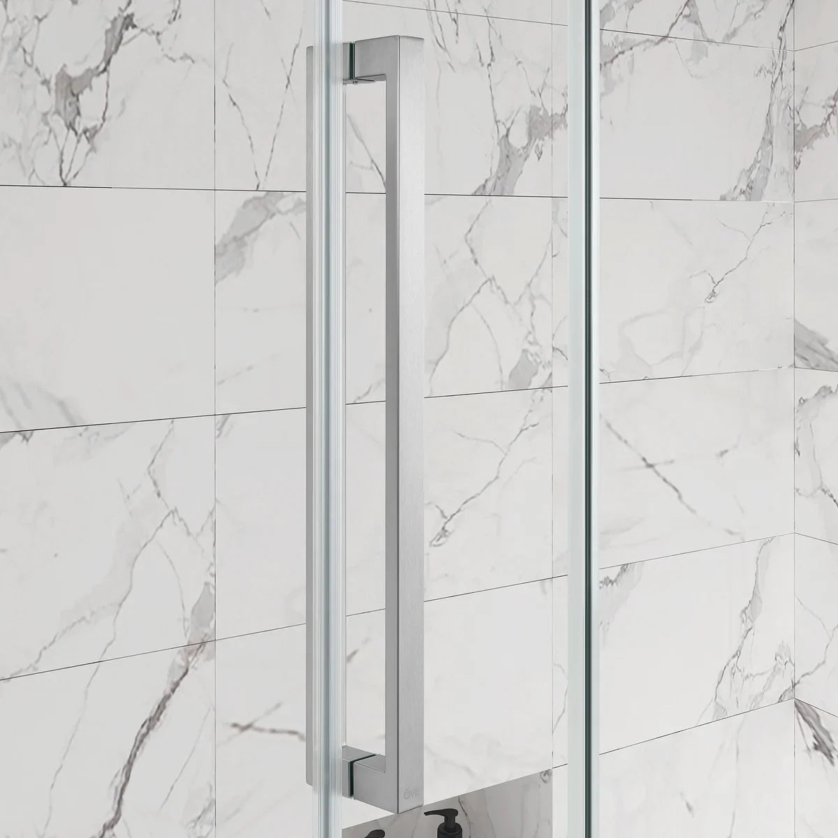 OVE Decors Dayton Frameless Glass Alcove Shower Door