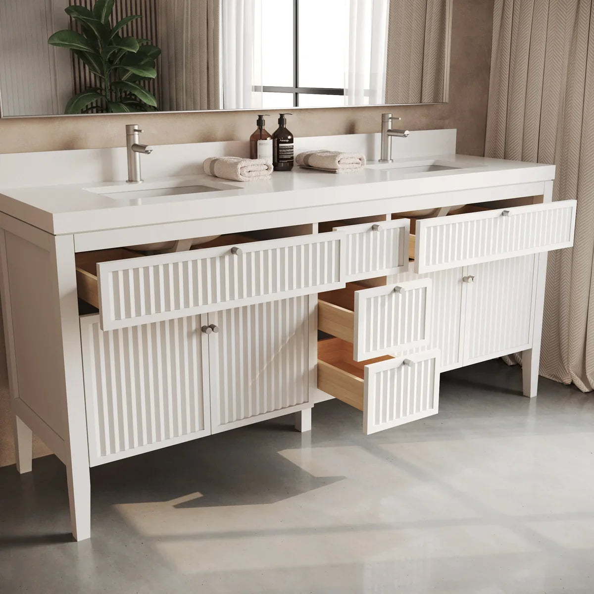 Forestmade Davos Bathroom Vanity in White
