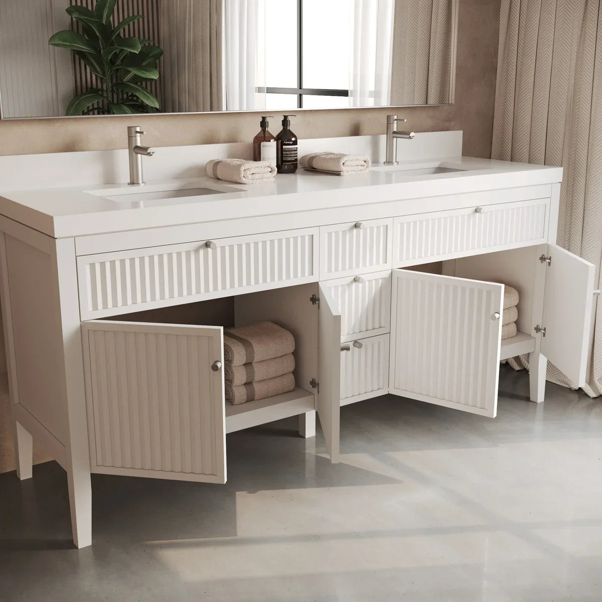Forestmade Davos Bathroom Vanity in White