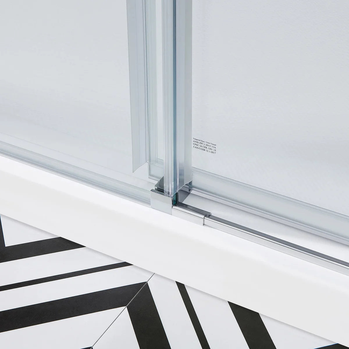 OVE Decors Kelsey 60 in. Sliding Glass Shower Door with Hardware