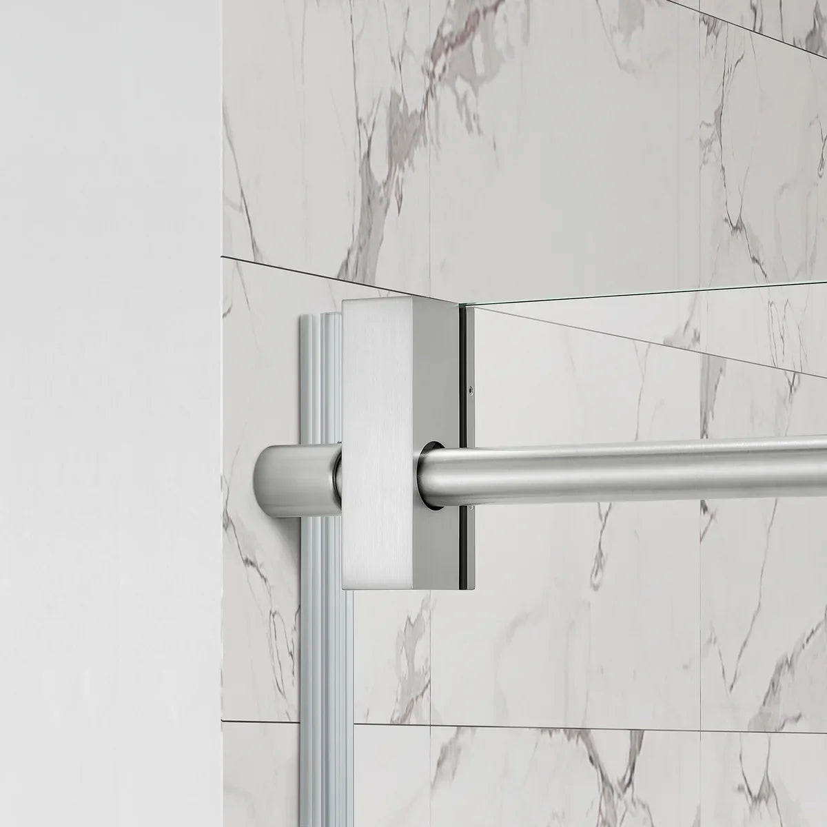 OVE Decors Dayton Frameless Glass Alcove Shower Door