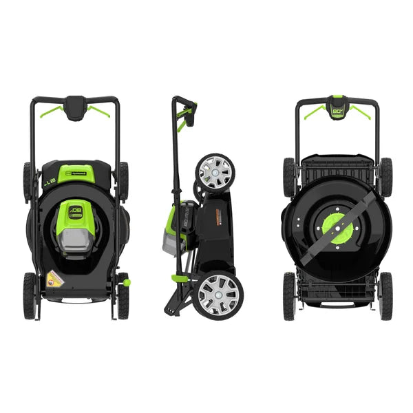 Greenworks 80V 21" Lawn Mower, Tool Only (No Battery or Charger Included) Bonus Blade Included