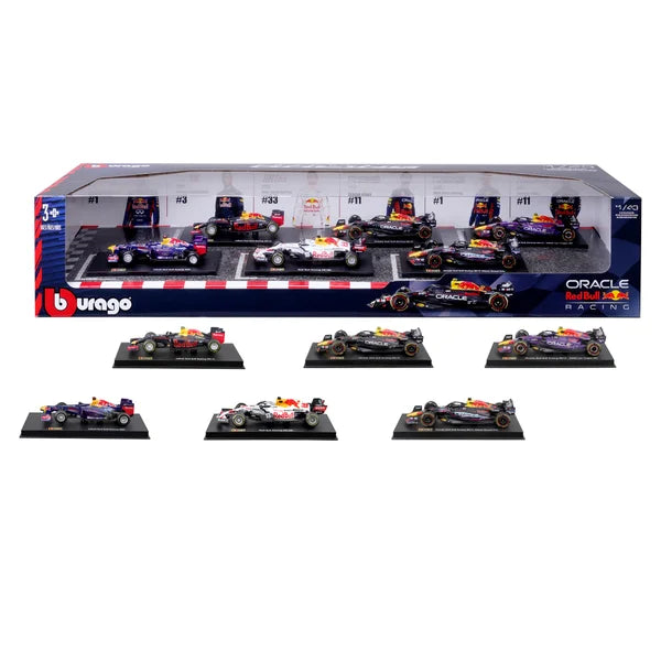 1:43 Red Bull Formula Racing Die Cast 6-pack