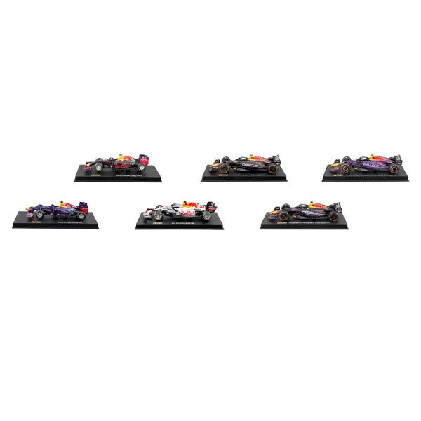 1:43 Red Bull Formula Racing Die Cast 6-pack