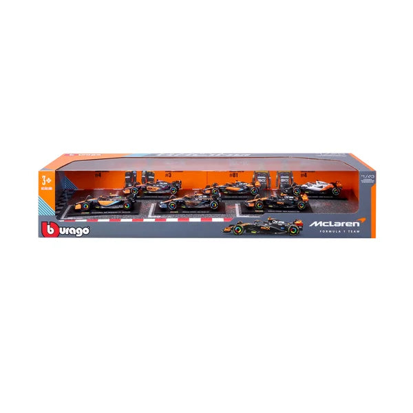 1:43 McLaren Formula Racing Die Cast 6-pack