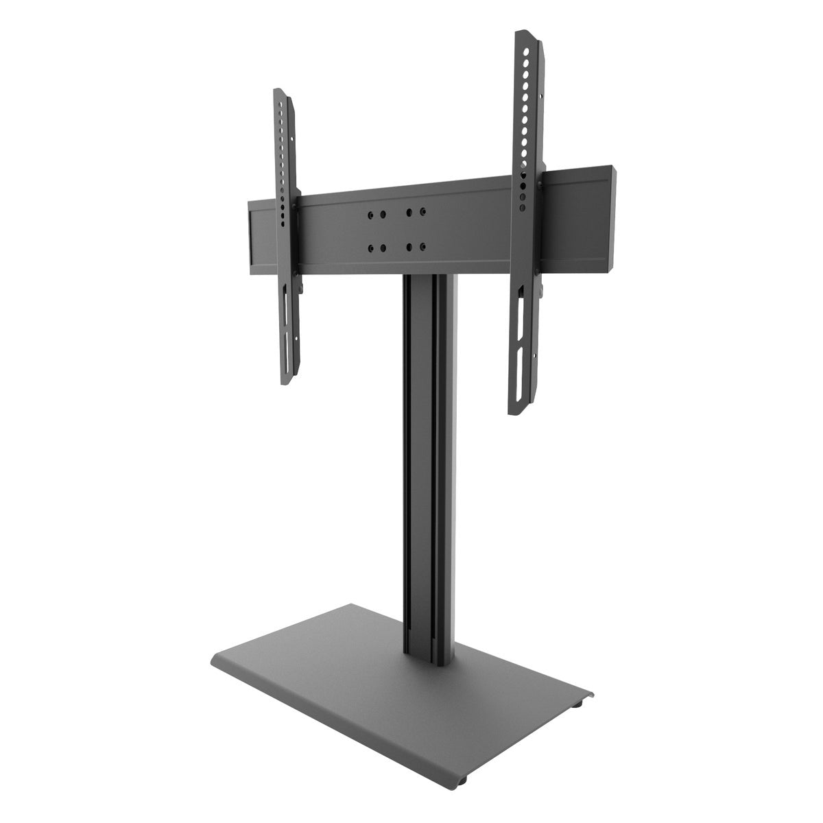 Kanto - Height Adjustable and Swiveling Tabletop TV Stand for 37"- 65" TVs