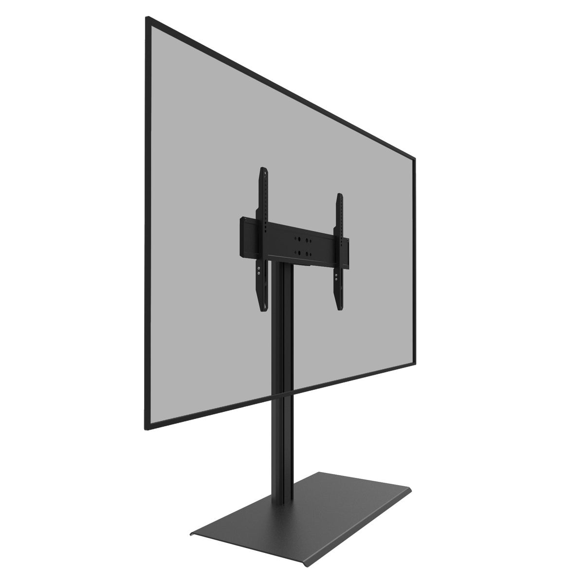 Kanto - Height Adjustable and Swiveling Tabletop TV Stand for 40"- 90" TVs