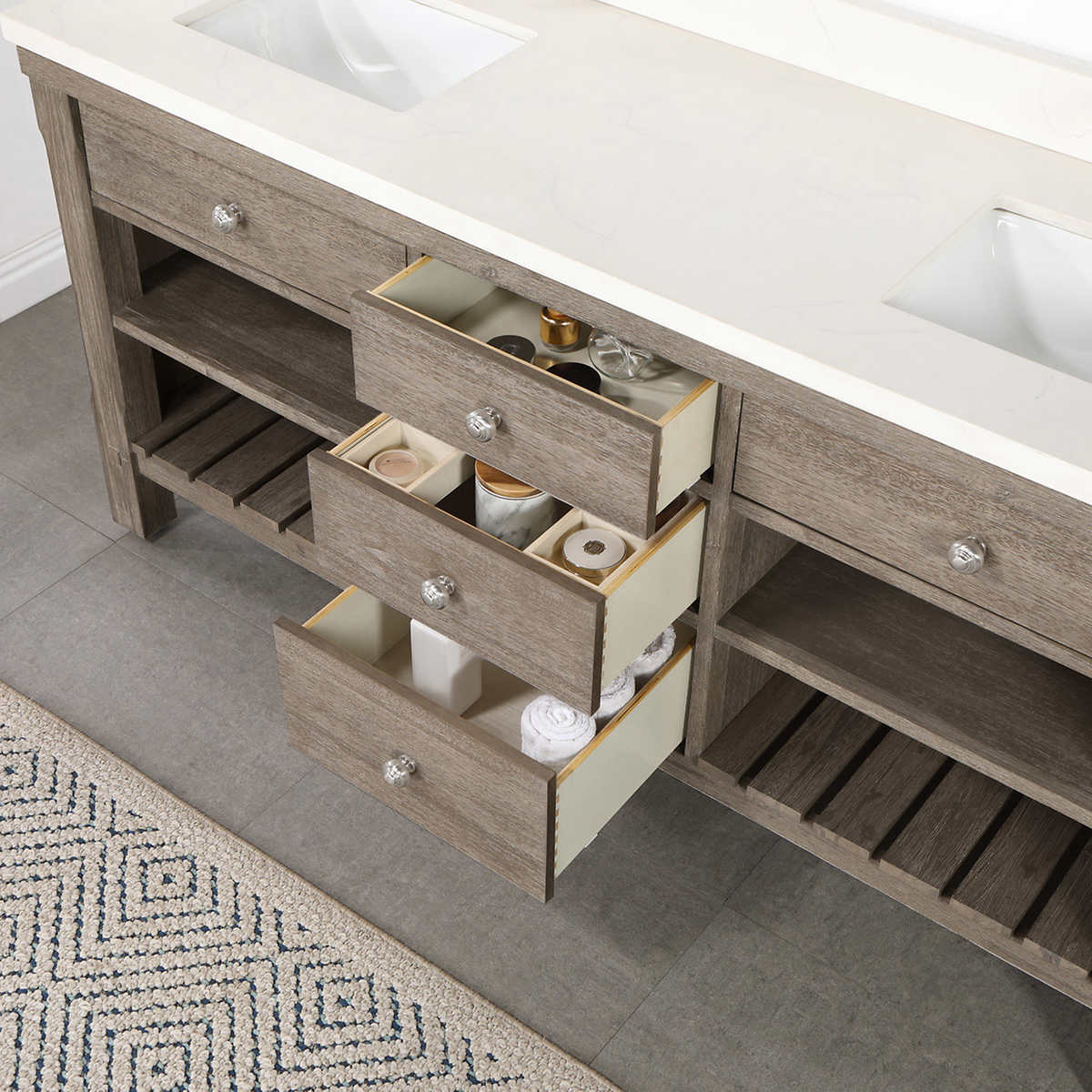 Northridge Home Elbe 72 in. Vanity