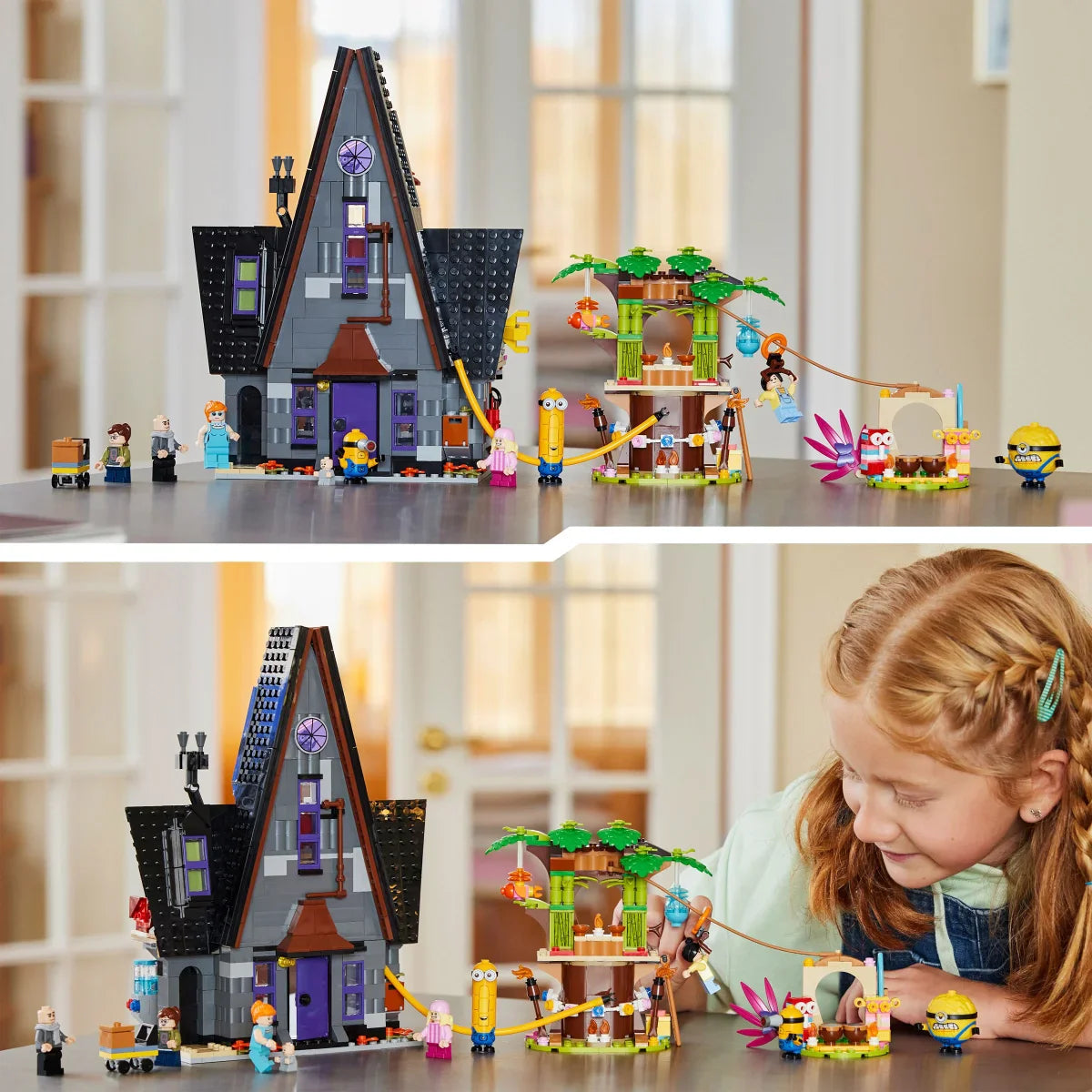 LEGO Despicable Me 4 Minions and Gru's Family Mansion, Minions Toy House
