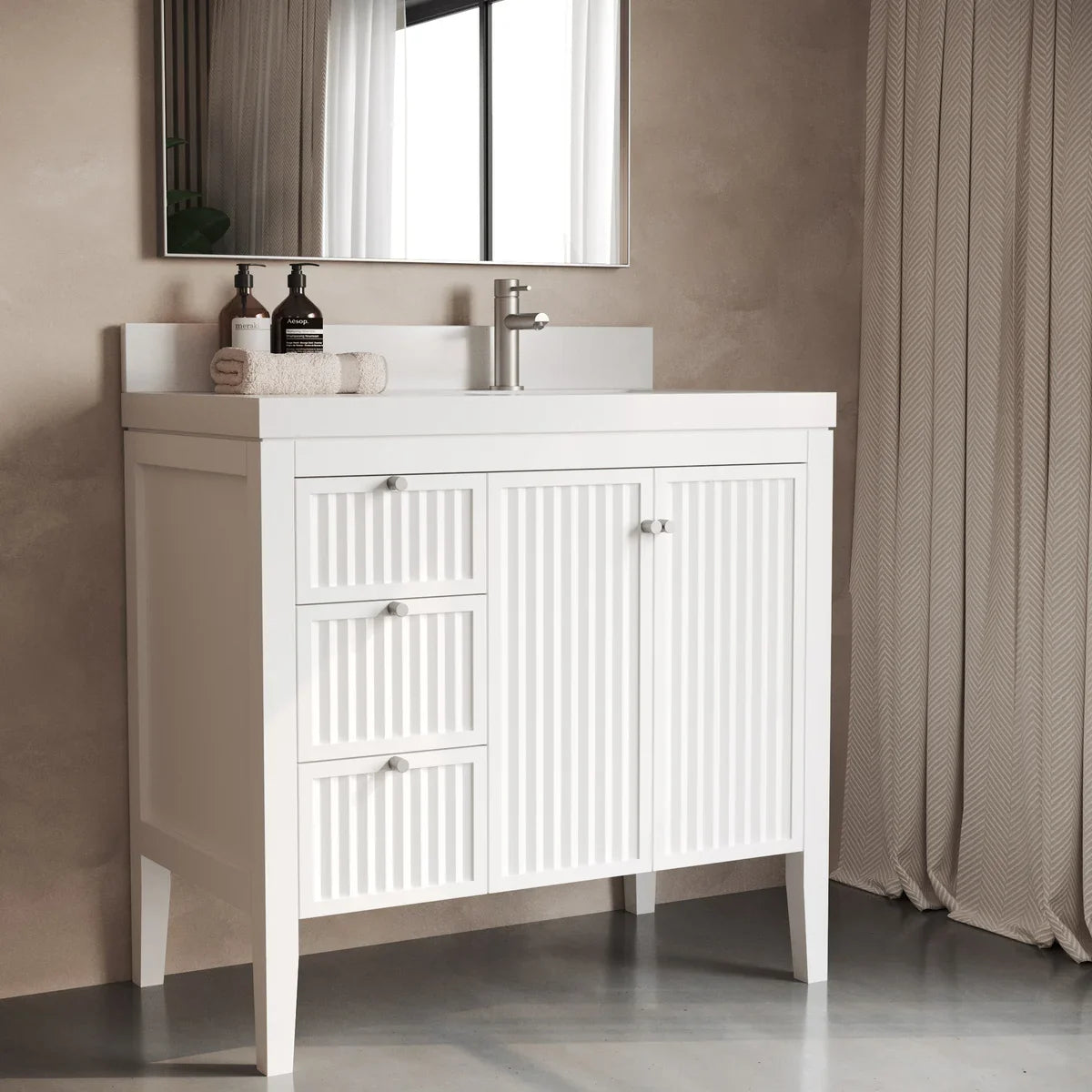 Forestmade Davos Bathroom Vanity in White
