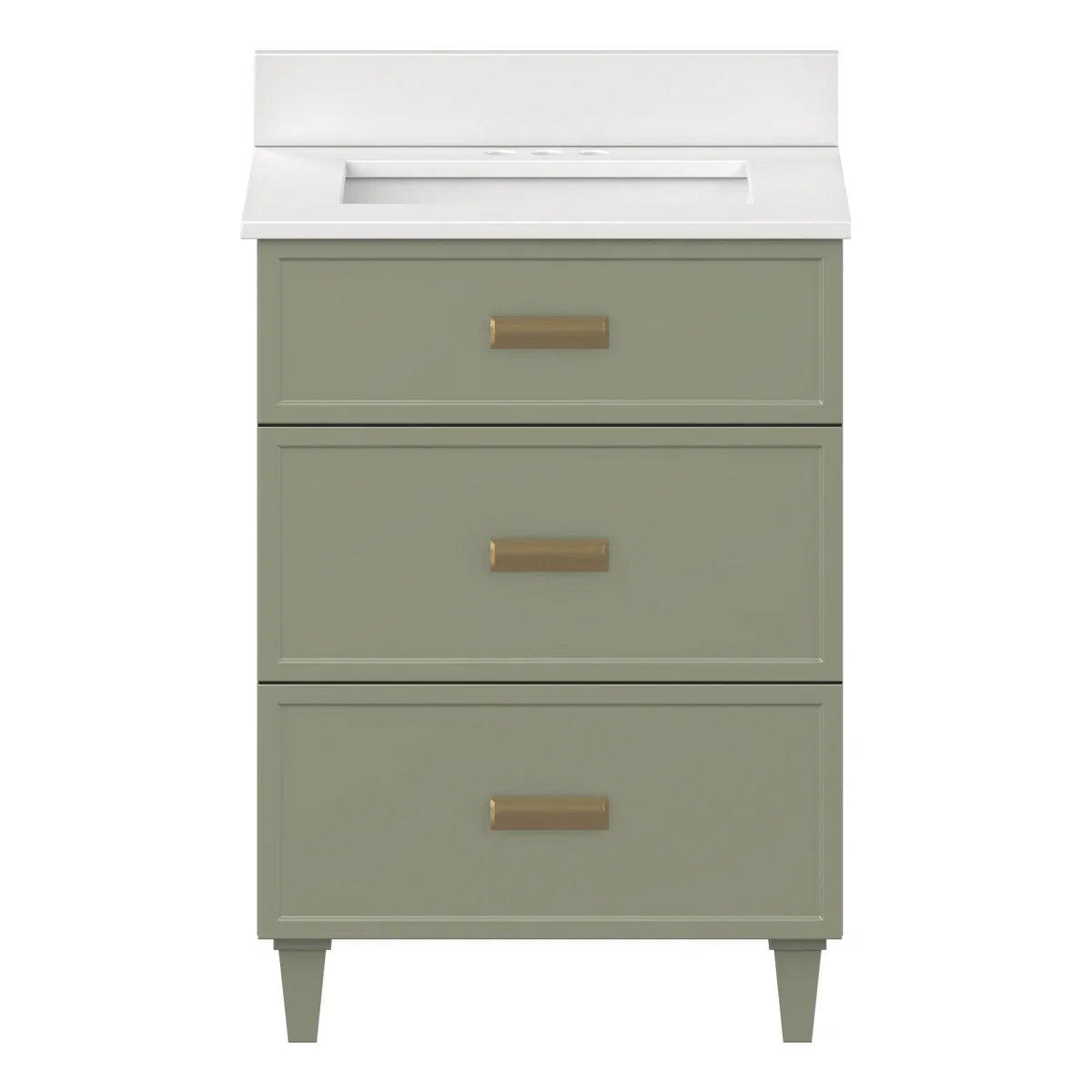 MagickWoods Evanston Evergreen Fog Bathroom Vanity