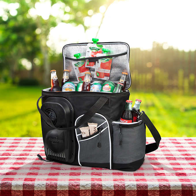 Koolatron D25 Soft Bag 24.5 L (26 qt) 12V Electric Cooler with AC Adapter