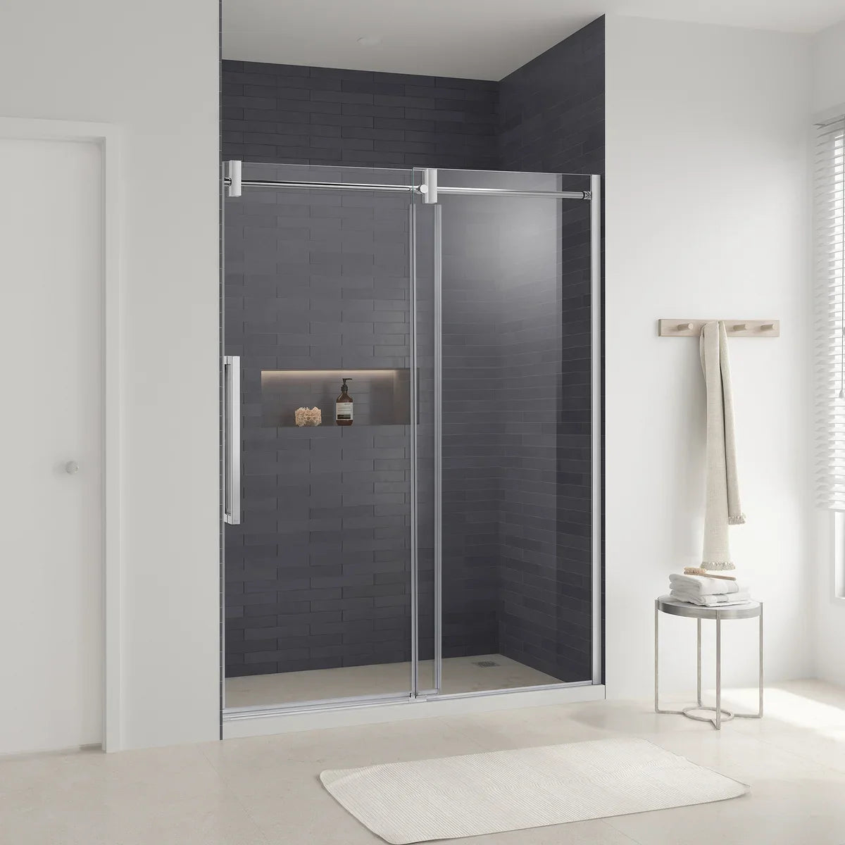 OVE Decors Dayton Frameless Glass Alcove Shower Door