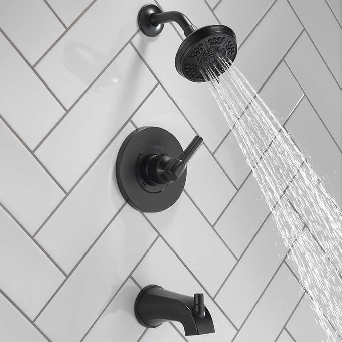 Delta Becker Monitor 14 Series Single Handle Tub and Shower Faucet