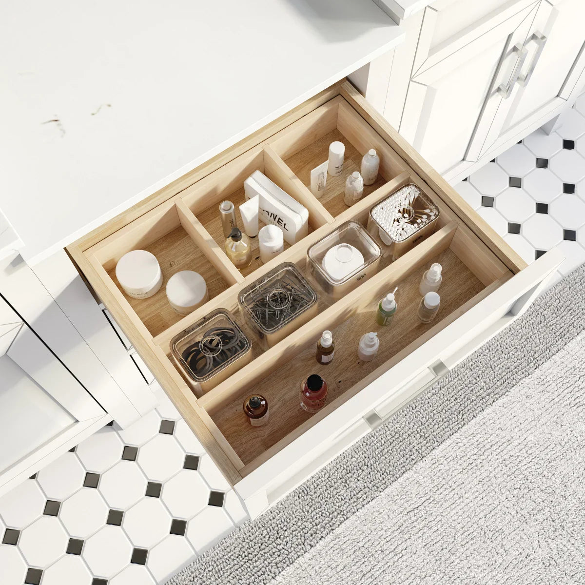 Studio Bathe Thomson Vanity with Power Bar, White