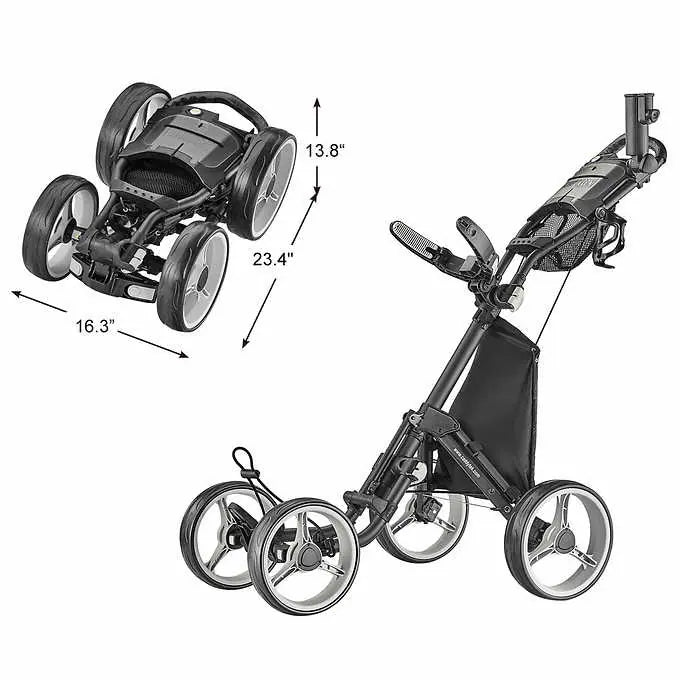 Explorer V8 SuperLite Golf Push Cart by CaddyTek