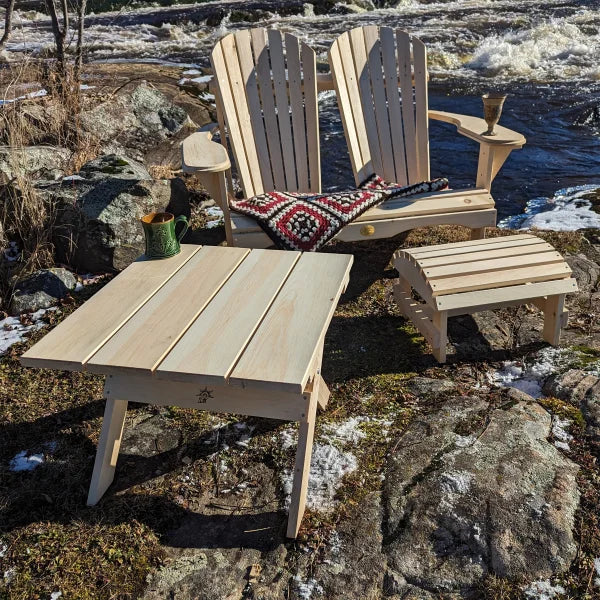 Bear Chair Company Eastern White Pine Loveseat Kit