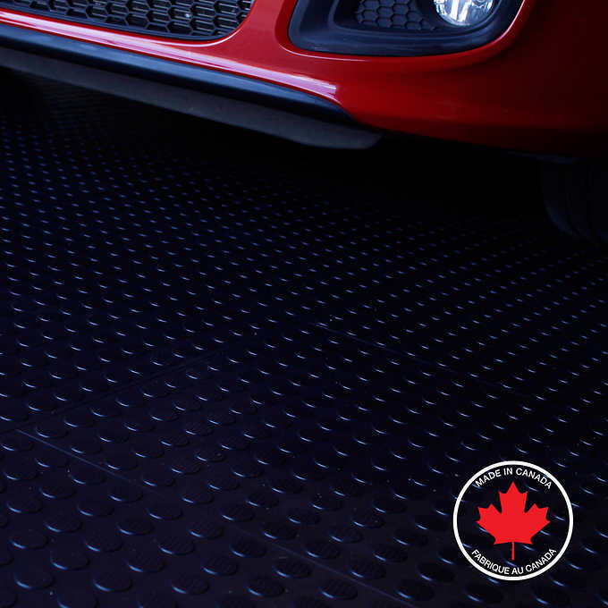 Ultralock Black Solid Garage Tiles