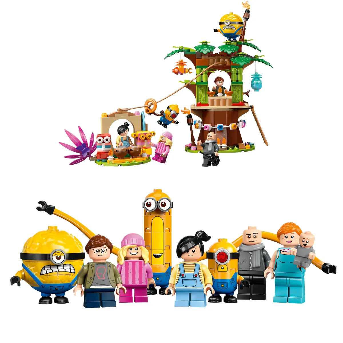 LEGO Despicable Me 4 Minions and Gru's Family Mansion, Minions Toy House