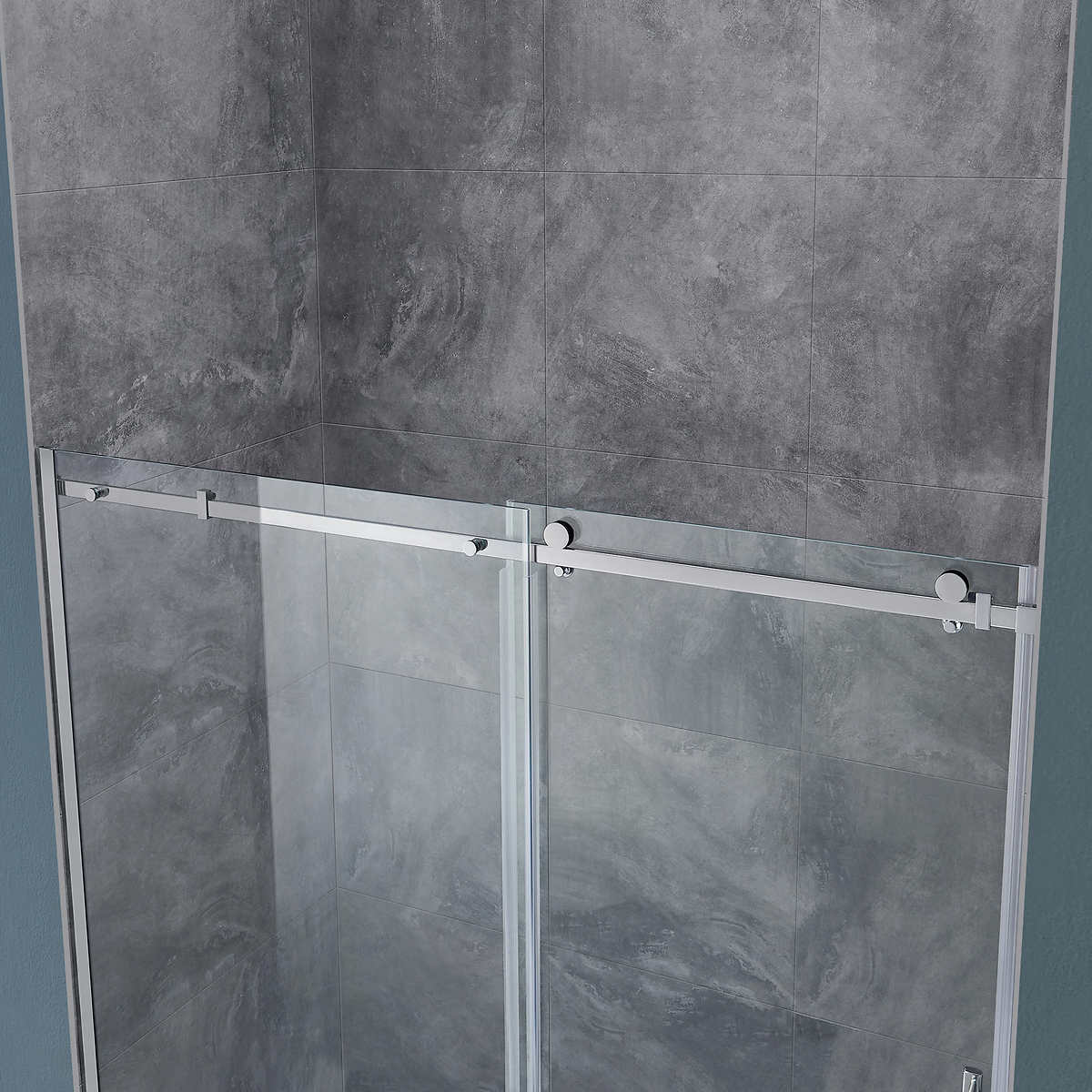 OVE Decors Kelsey 72 in. Sliding Glass Shower Door with Hardware