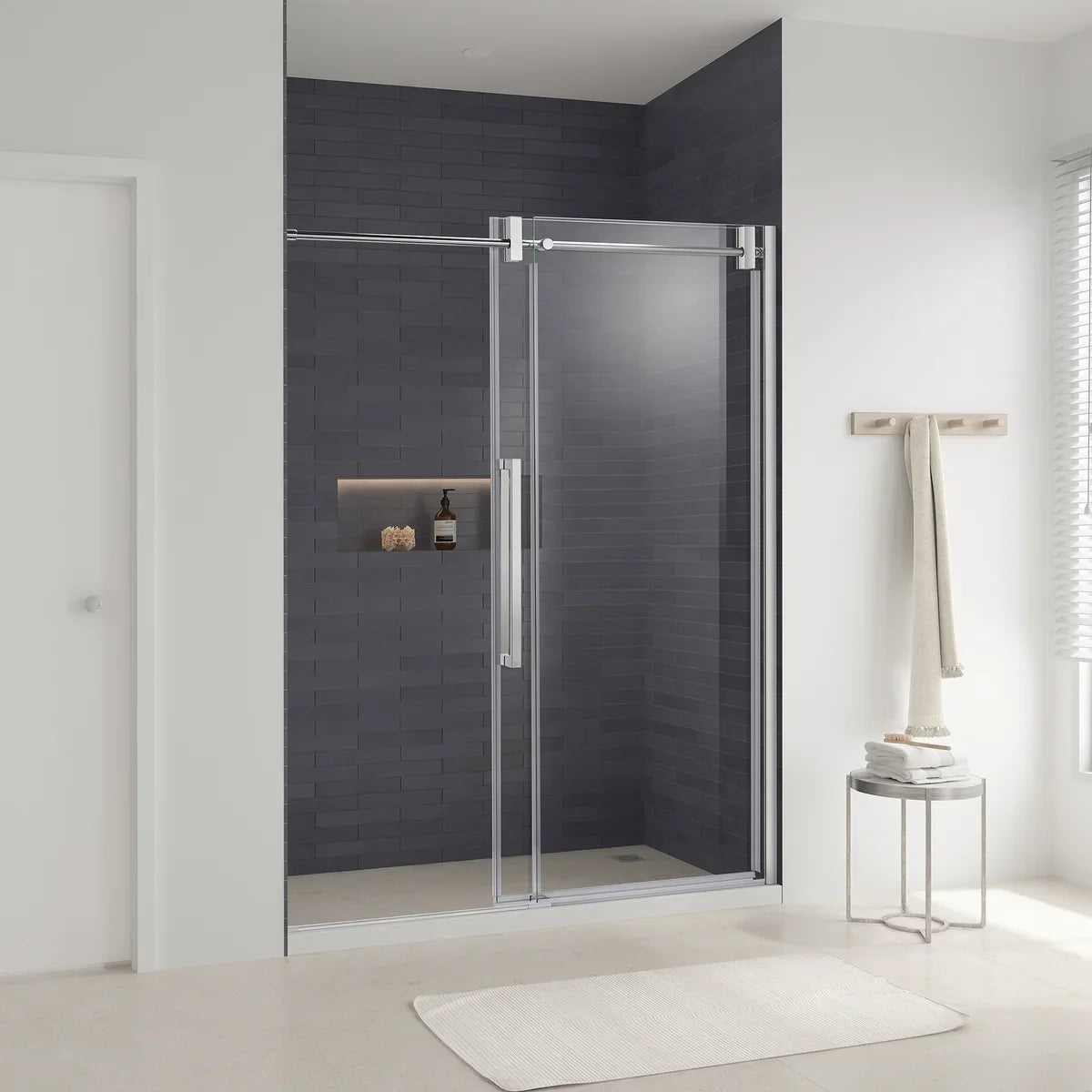 OVE Decors Dayton Frameless Glass Alcove Shower Door