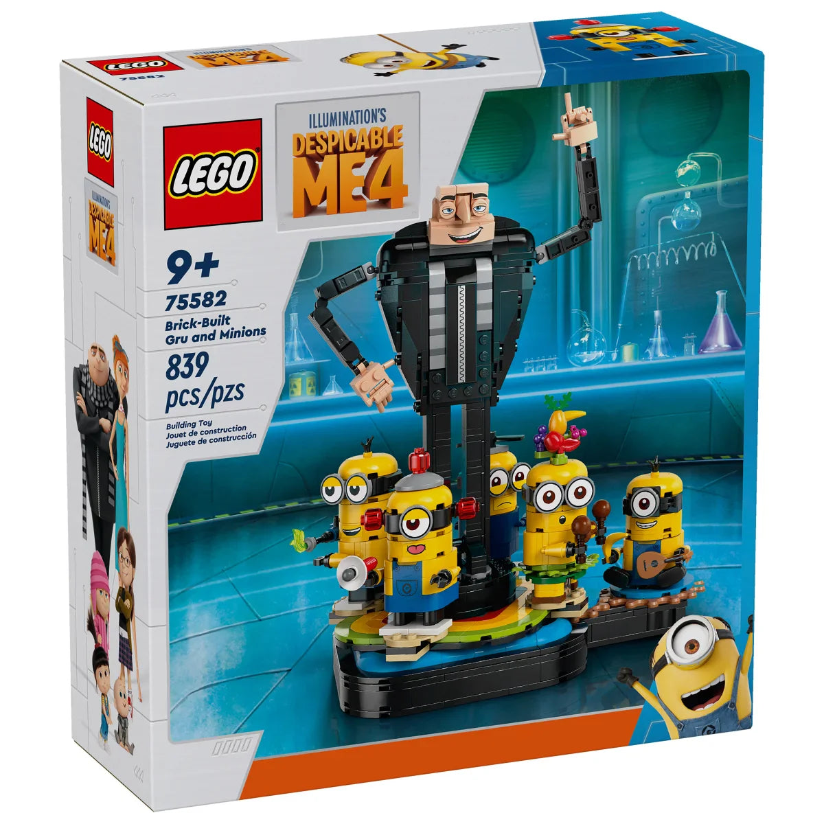 LEGO Despicable Me 4 Brick-Built Gru and Minions